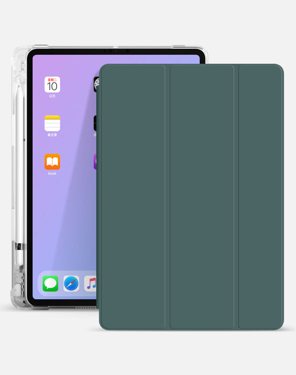 iPad protective case with pen slot