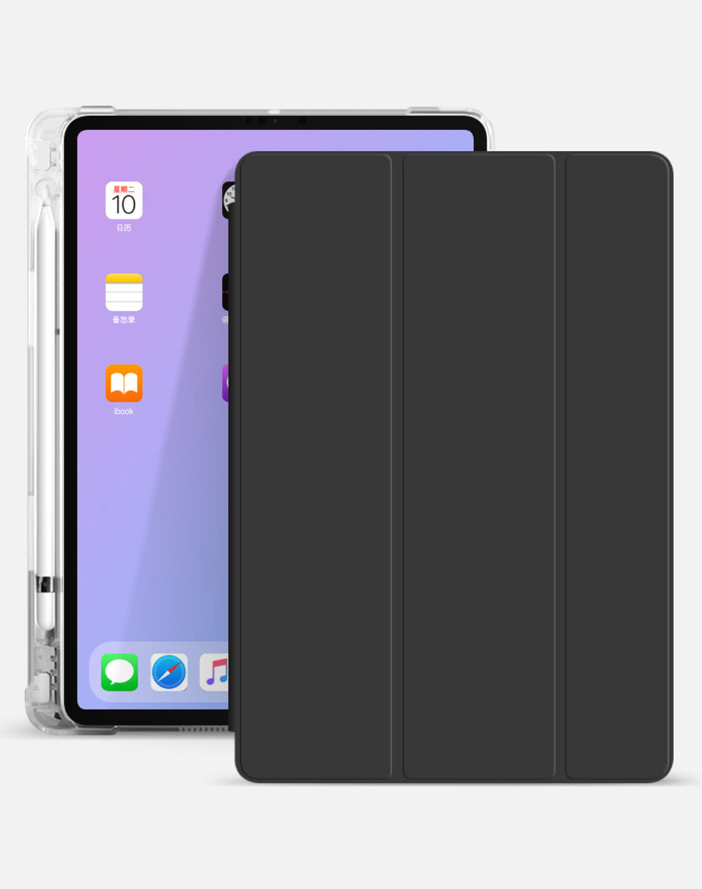 iPad protective case with pen slot