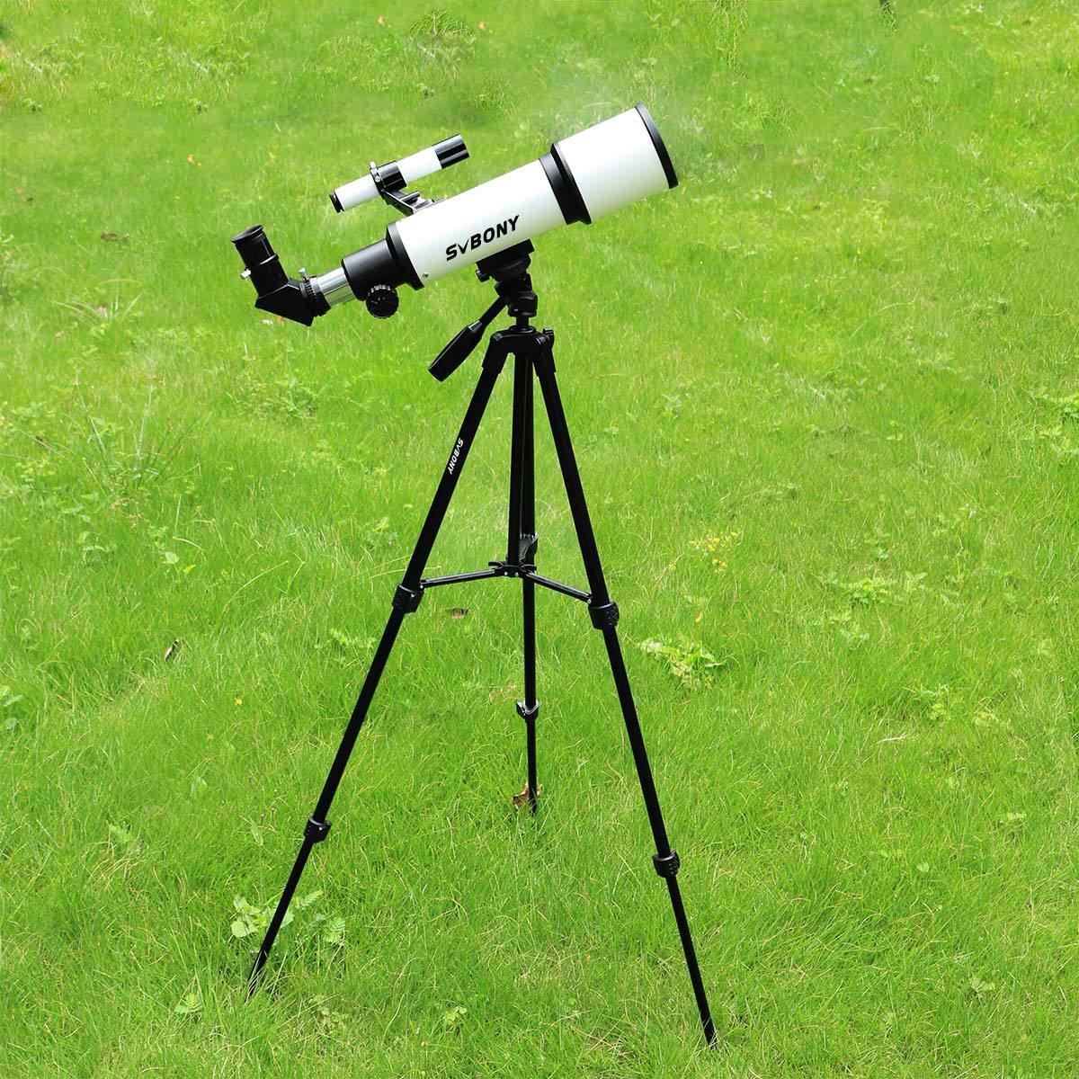 Astronomische Teleskop Entry-level 70mm 21 Mal SV102 Fotografie Stehen