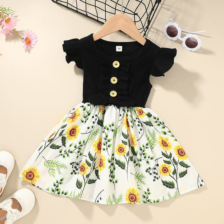 Kleinkind Kinder Baby Mädchen Kleidung Sommer Mädchen Kleid