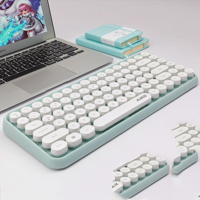 Macaron Kabellose Bluetooth-Tastatur