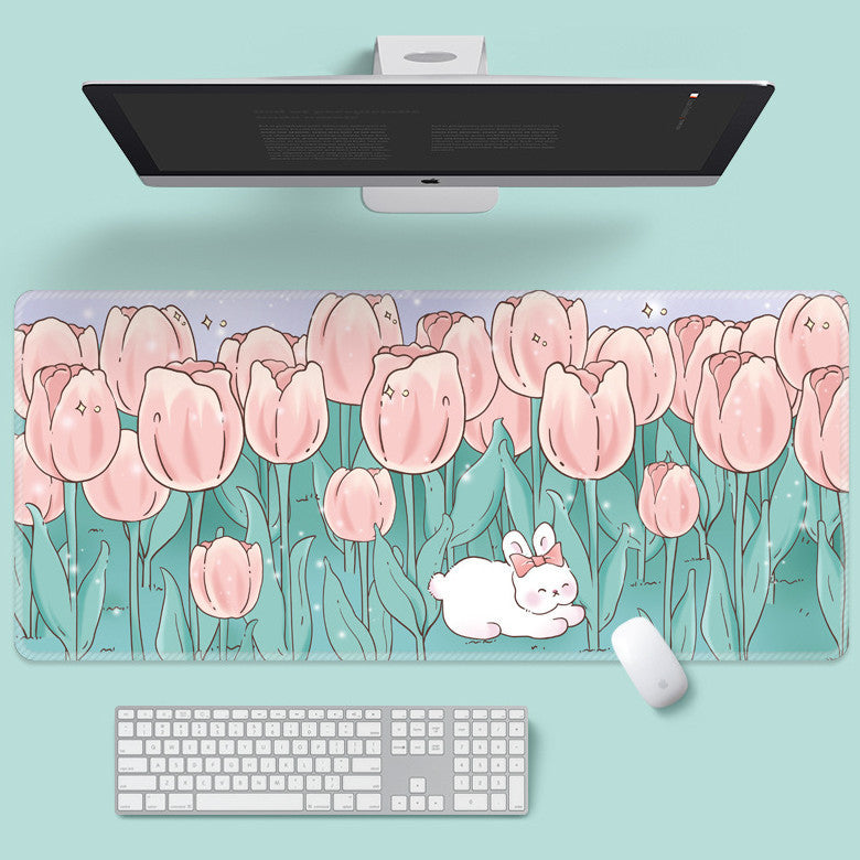 Flower Mouse Pad Super Cute Cartoon Laptop Keyboard Pad