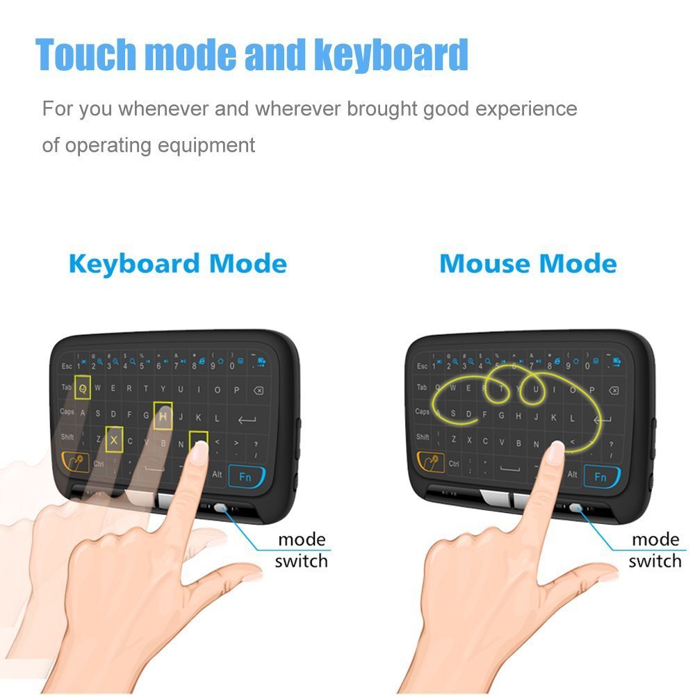 Mini H18 Wireless Keyboard 2.4GHz Touchpad for Android TV Box Notebook Tablet