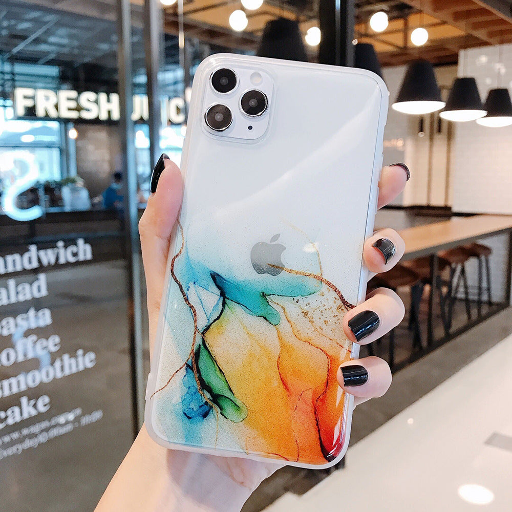 Gradient silicone phone case