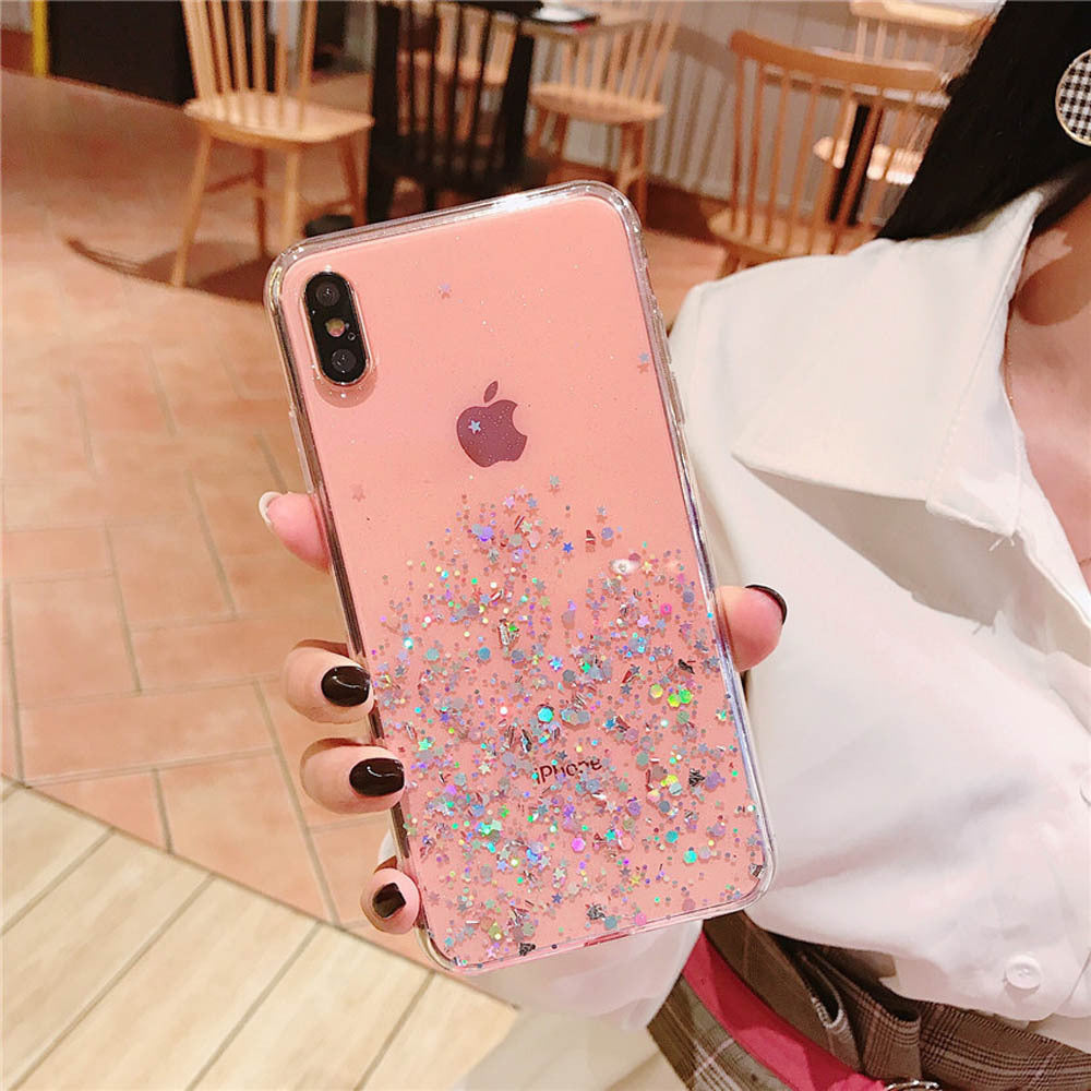 Epoxy glitter phone case