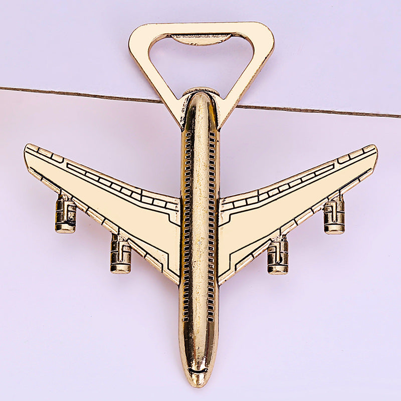 bottle opener airplane shape