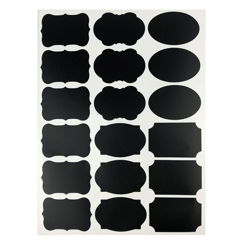 Matte Black Self-Adhesive PVC Label Material for Printing Matte Sticker A4