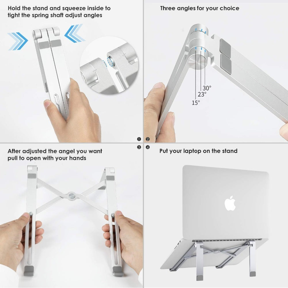 Aluminum notebook stand