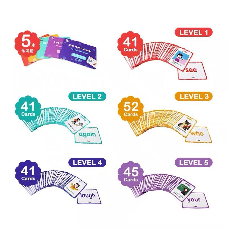 High-frequency word card for early childhood education