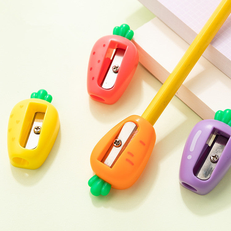 Small mini pencil sharpener in fruit and vegetable shape, small and portable