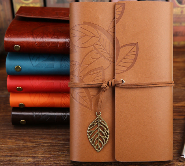 Vintage Leaf Notepad Diary