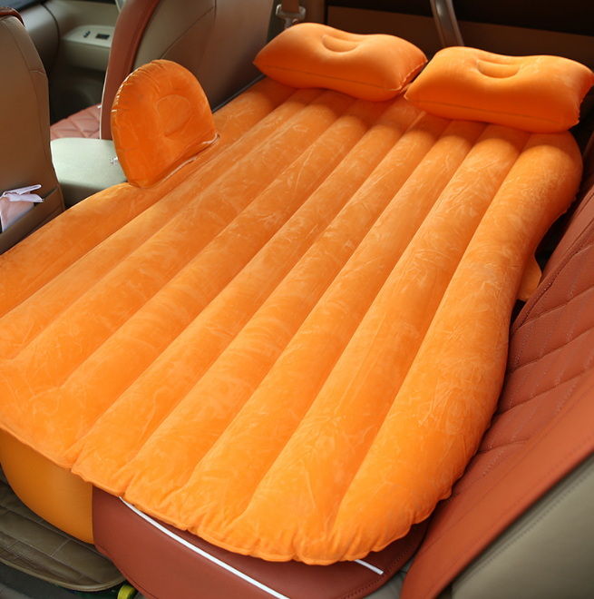 Inflatable bed for the car