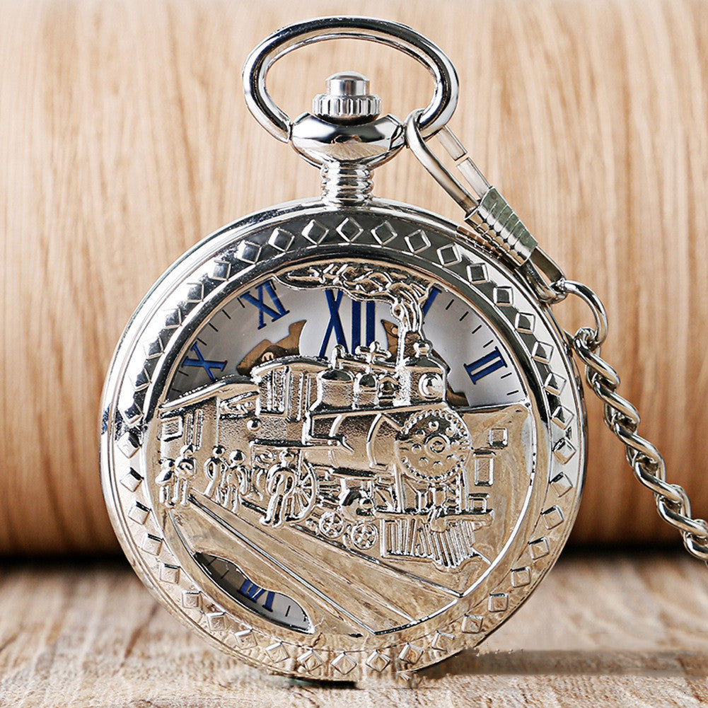 Personalized Flip Manual Manipulator Pocket Watch