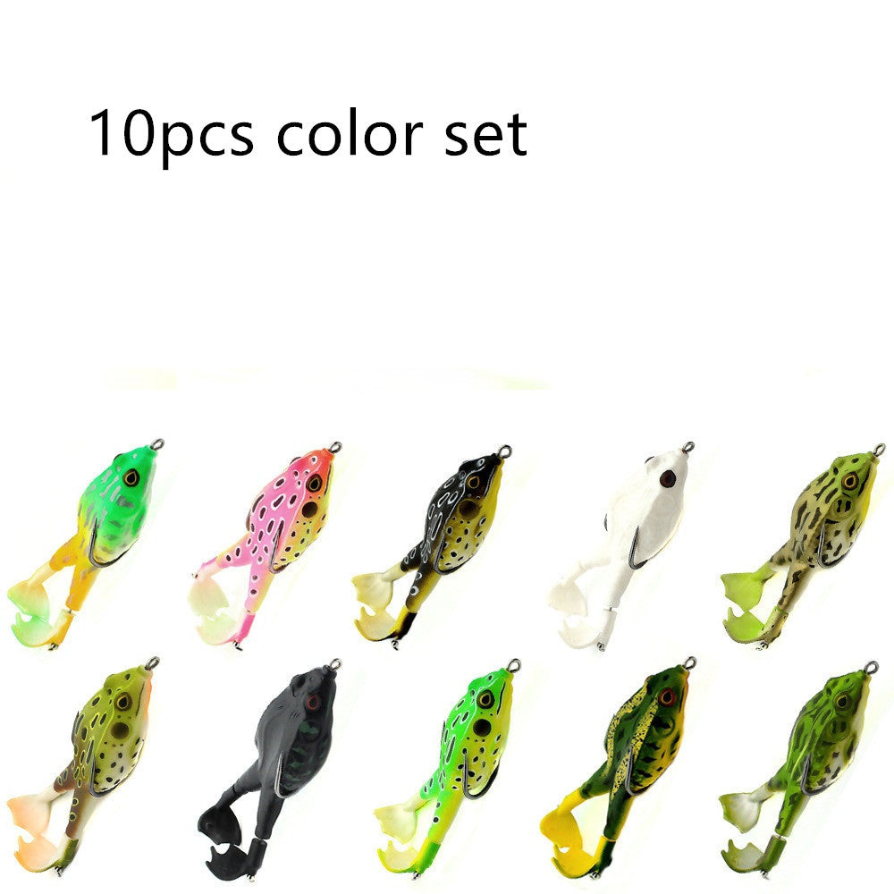 Double Propeller Frog Soft Lure