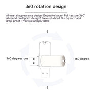 USB-Festplatte 16g Kleine Dicke High-Speed Metall Rotation