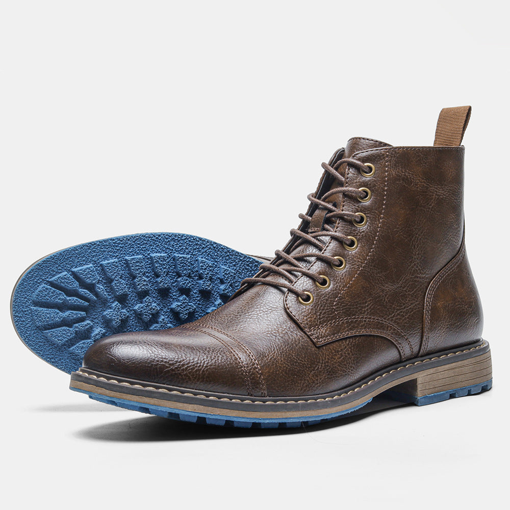 Arbeitsschuhe, Herren Retro Vintage Vintage Martin Stiefel