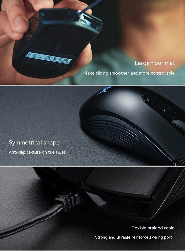 Extremely Unknown Pulse RGB Wired Gaming Mouse Applicable To E-sports Pulsefirecore