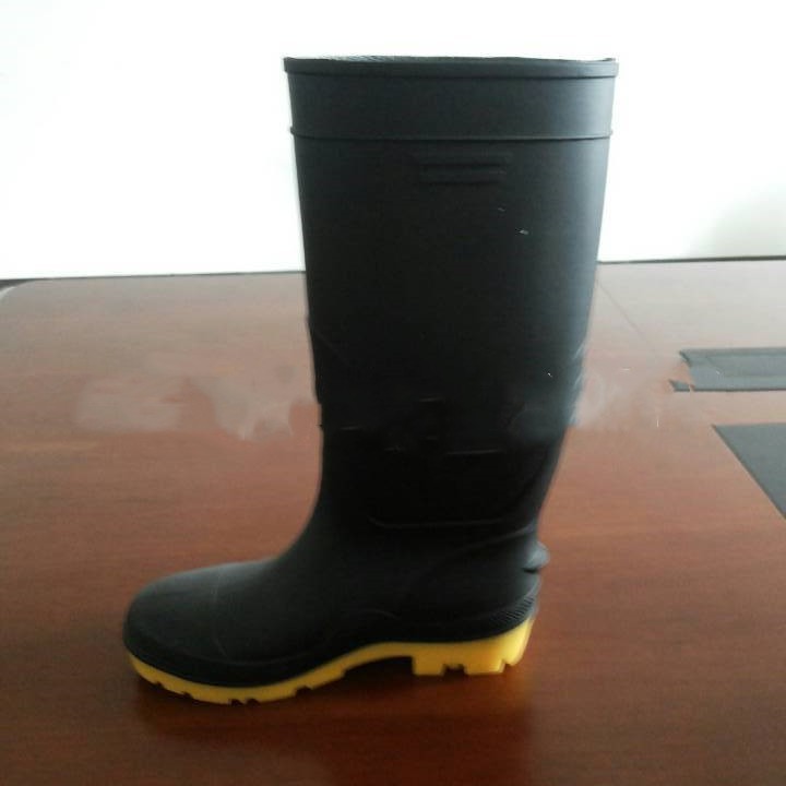 Solid Color Oil-resistant Acid Alkali Resistance Rain Boots