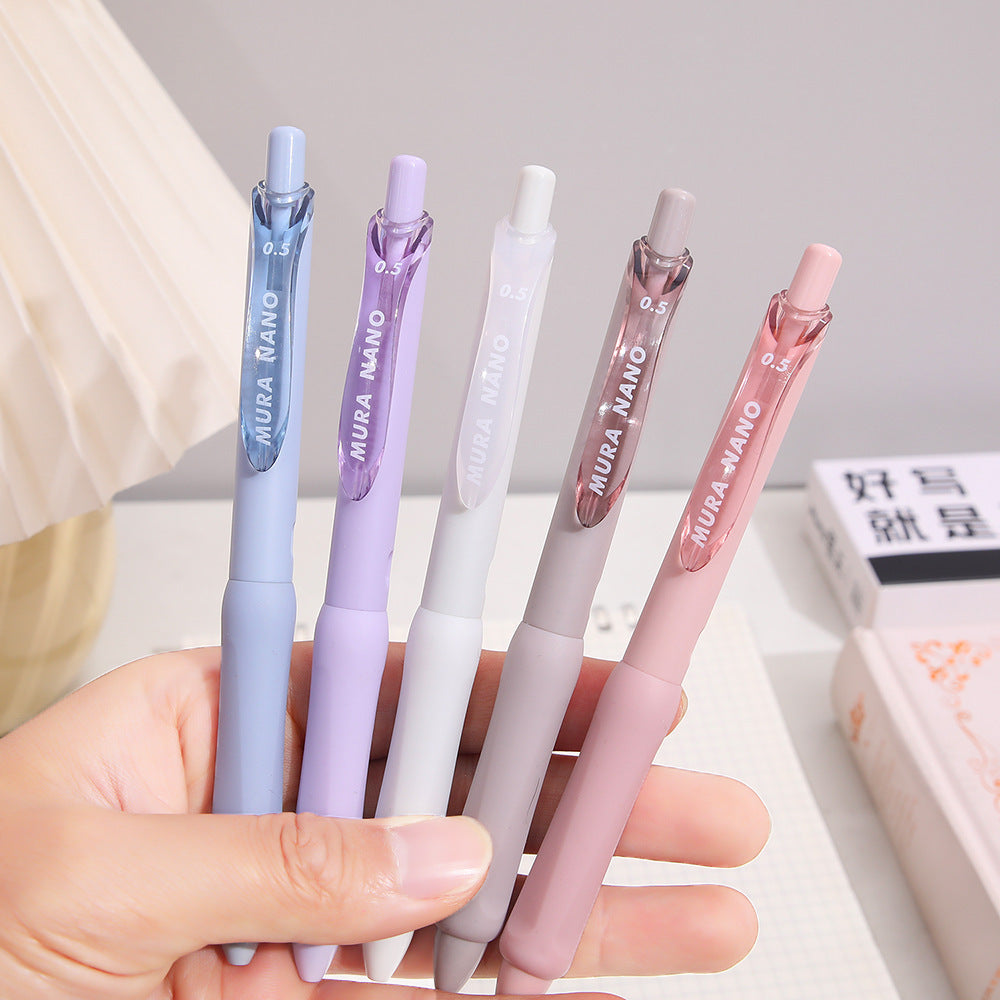 Macaron Color Student Stationery Press Gel Pen