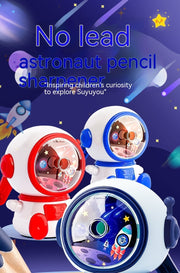 Bleistiftspitzer mit Cartoon-Astronauten-Motiv für Kinder