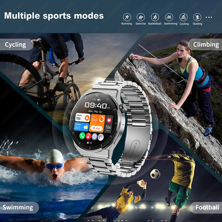 Mode HD Große runde Bildschirm Herzfrequenz GT3 Pro Multifunktions Sport Smart Watch