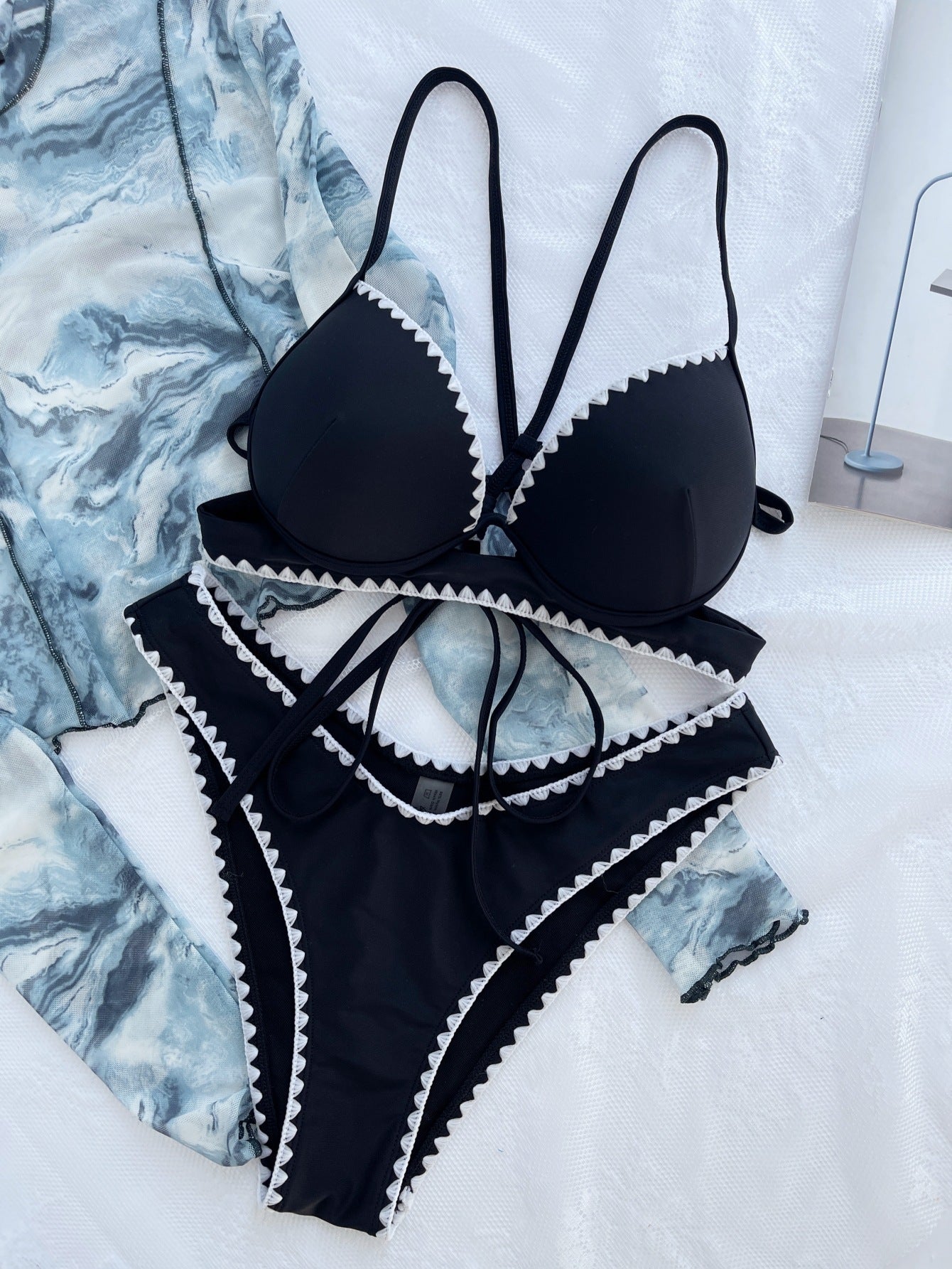 split bikini swimsuit