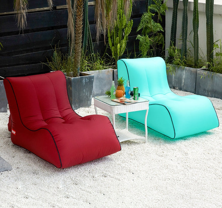 Air Sofa Outdoor Tragbares Einzel-Aufblasbett