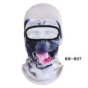 3D Katzen Winter Outdoor Maske