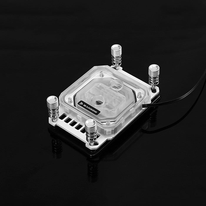 CPU water cooling head with micro water channel type Jet