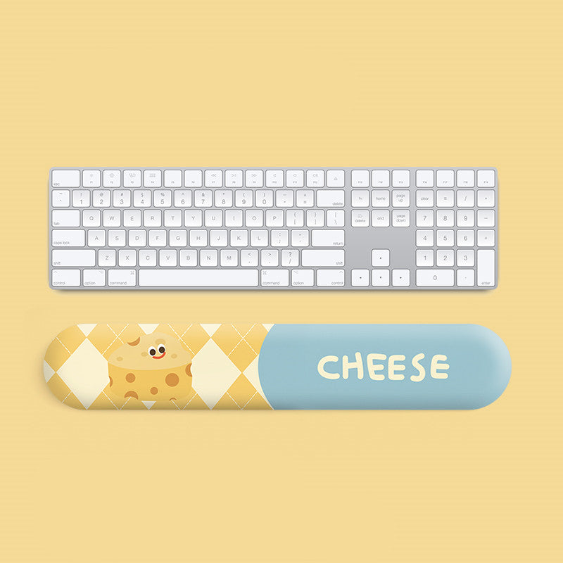 Fashionable cute mouse pad with checkerboard pattern and cheese