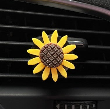 Parfüm Dekoration Sonnenblume Blume Auto Ventilator Parfüm Clip