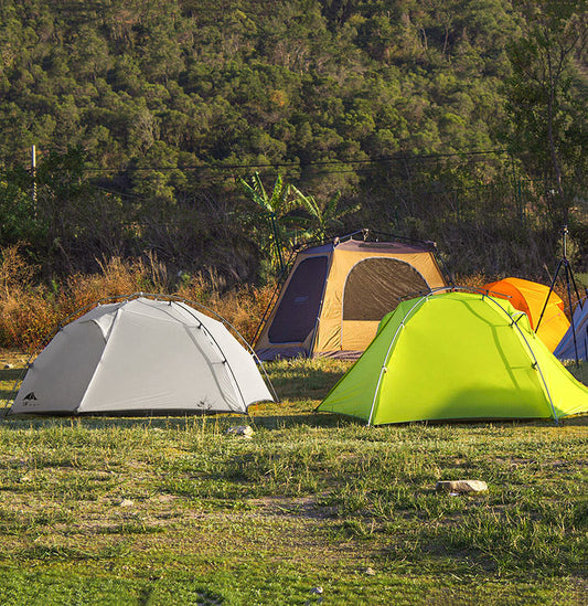 Double Layer Tent With Silicon Coating for Two People