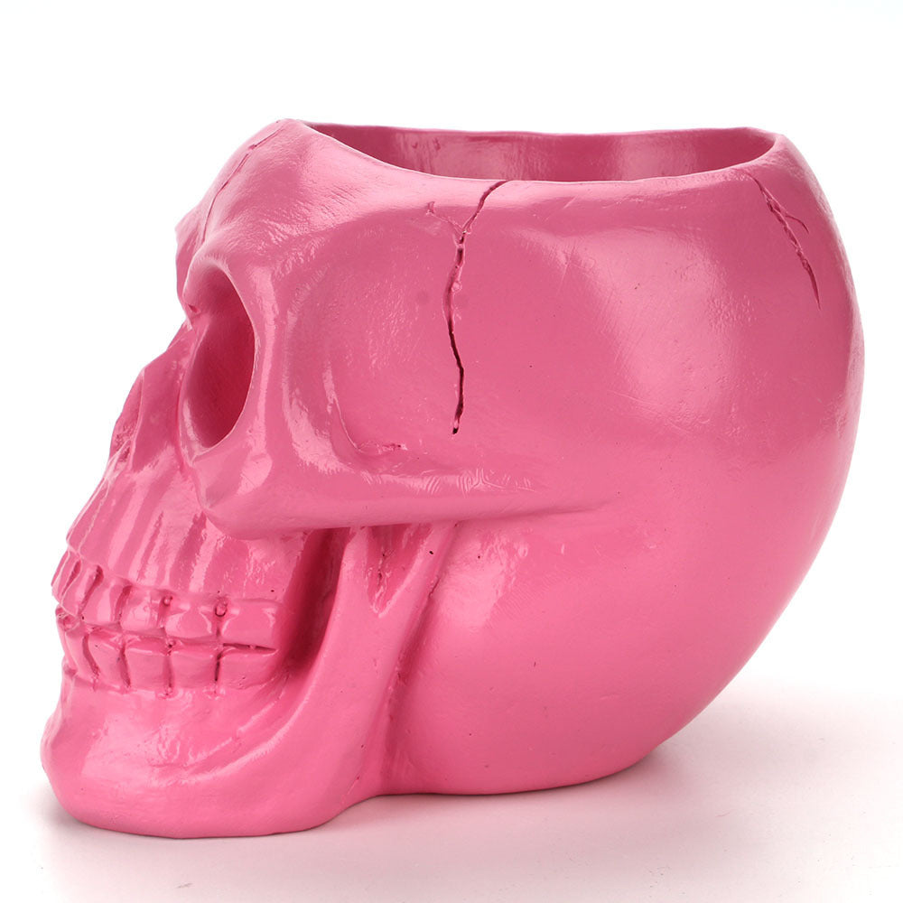 Beauty Tool Storage Tube with Skull 