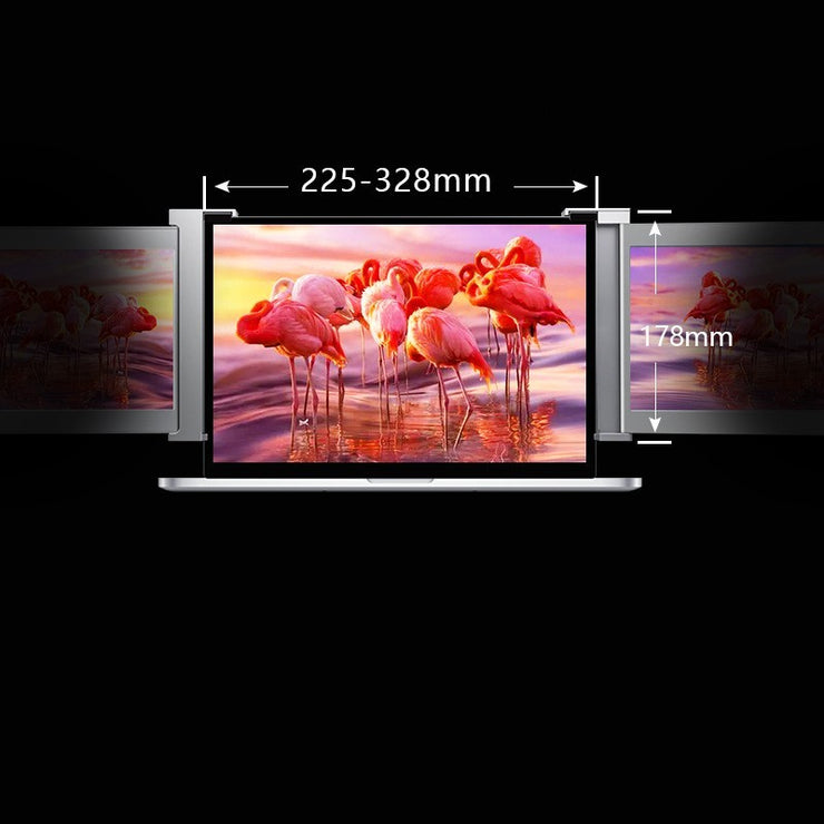 10,1 Zoll Dual-Screen tragbares Display Notebook Erweiterungsbildschirm