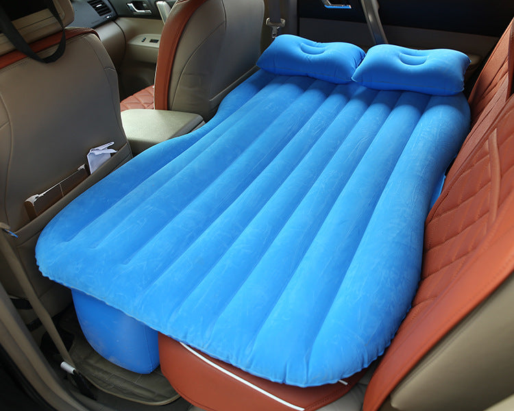 Inflatable bed for the car