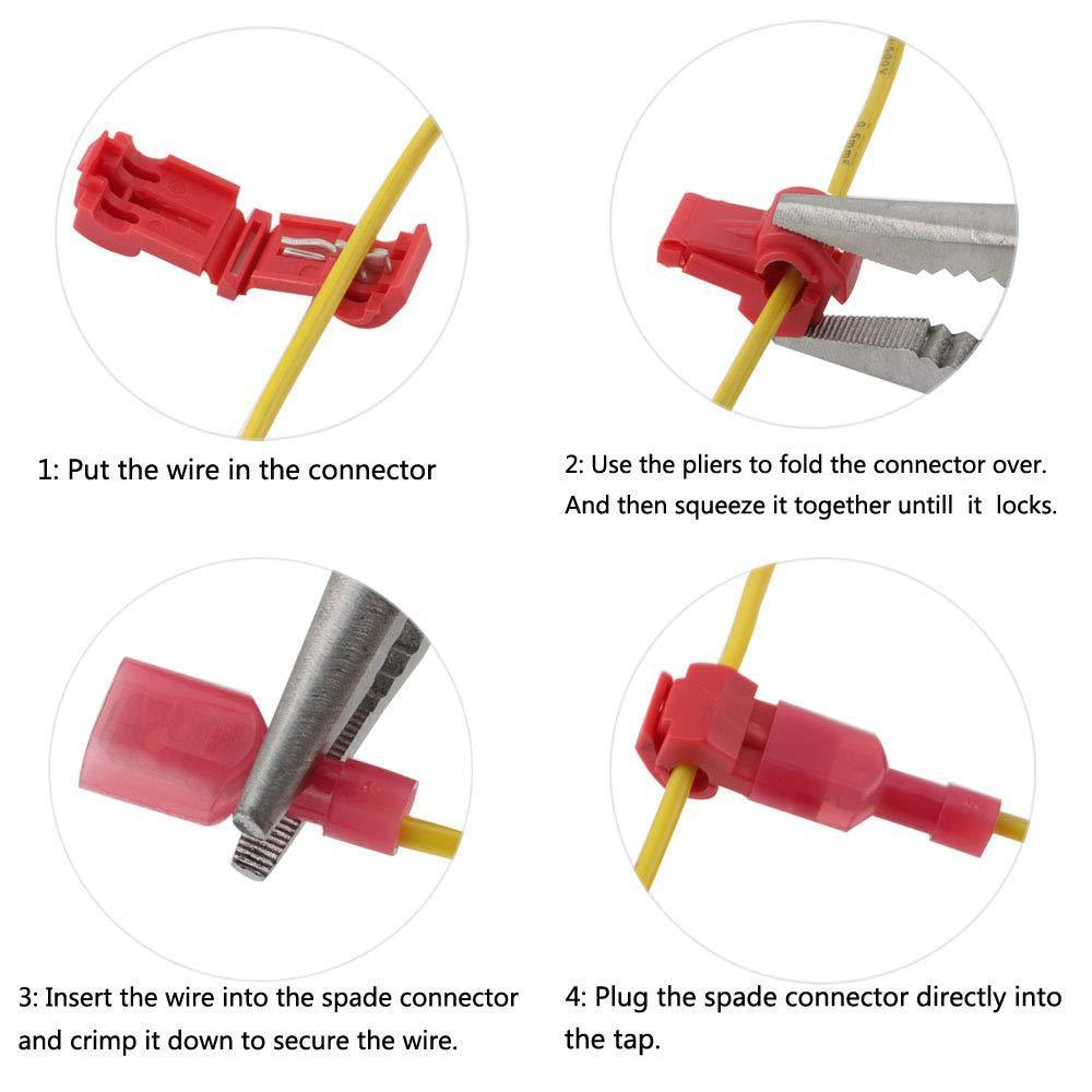 quick-connect frame terminal set