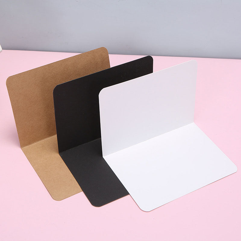 Folded Kraft Card