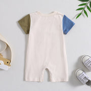 Sommer Baby Overall Dreidimensionale Farbabstimmung