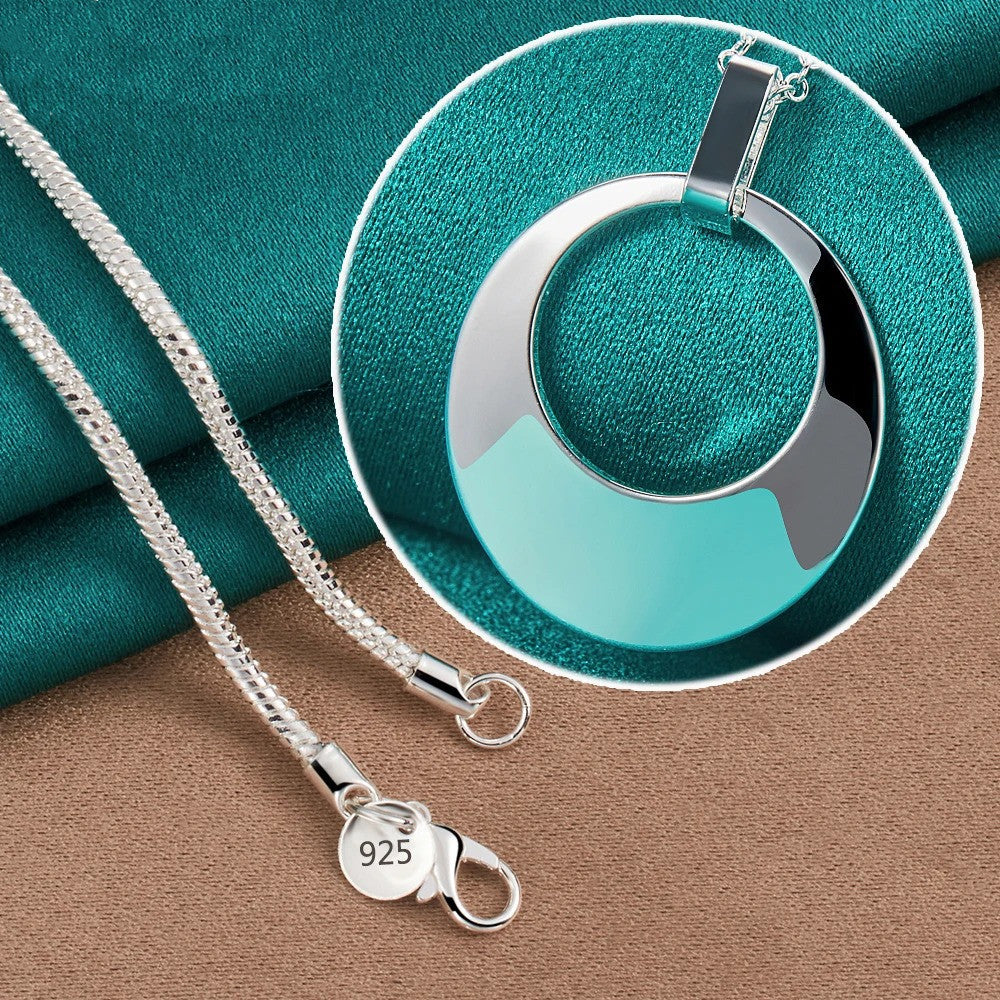 Women's Fashion Accessories Jewellery Sickle Pendant Necklace