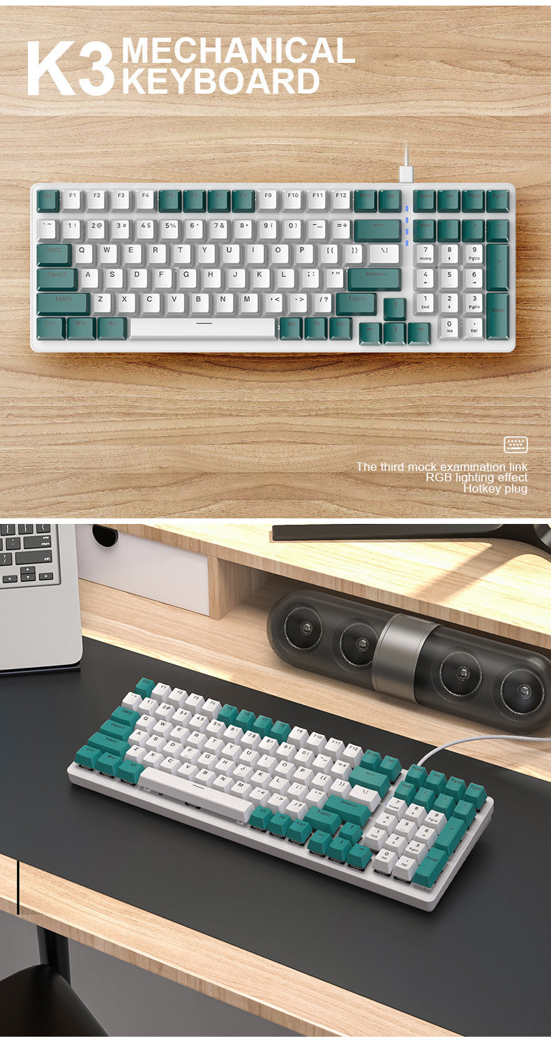 Kunststoff Mechanische Tastatur