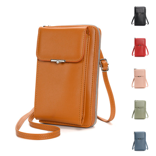 Fashion Cell Phone Bags Small Zipper Shoulder Bag Wallet