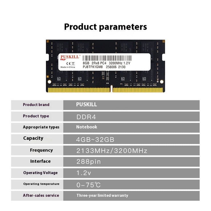 Notebook DDR4 Speicherriegel