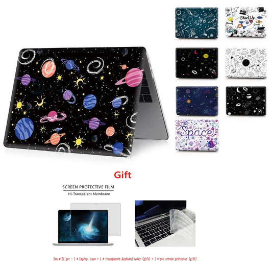 Cartoon Space Laptop Case for Apple