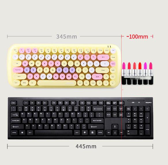 Office Mini Wireless 2.4G Keyboard Mouse Set