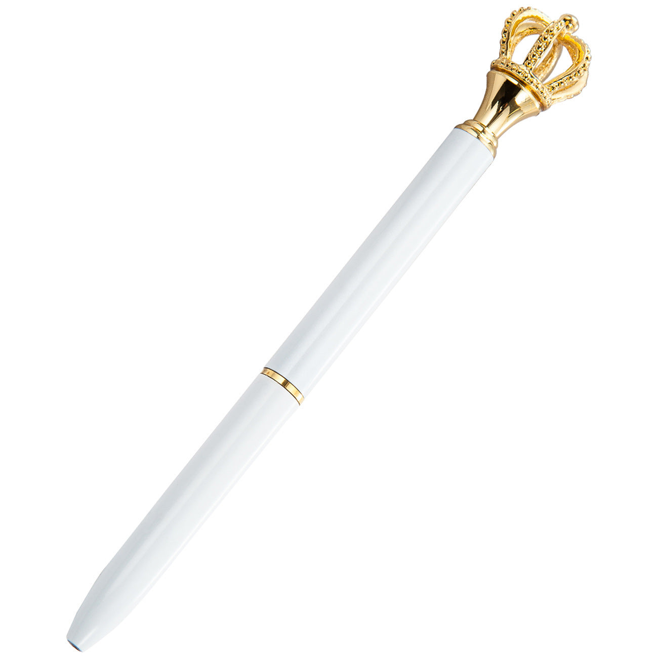 Crown Band Diamond Metal Ballpoint Pen Scepter