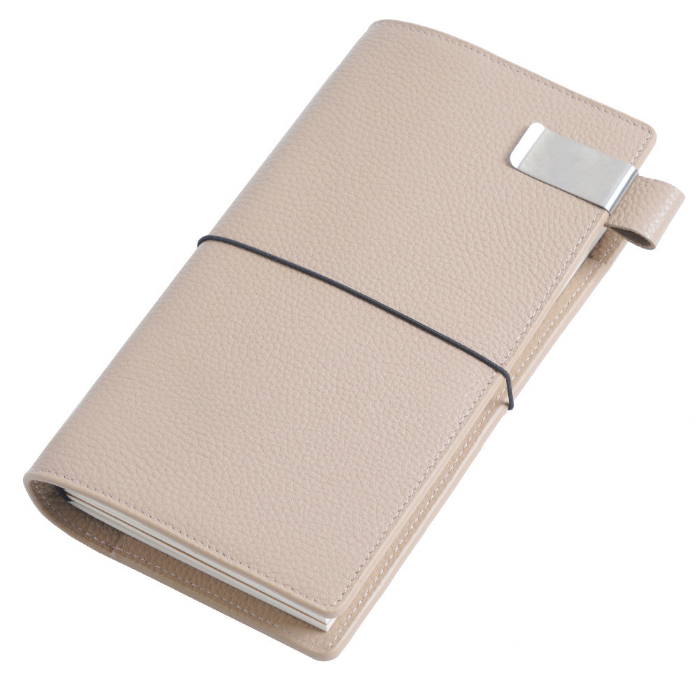 Leather Travel Notebook Card Holder Multi-function Notepad With Freebies