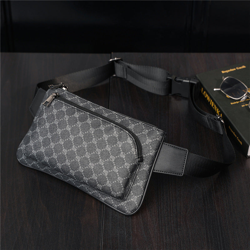 Fashionable, versatile shoulder bag for men in the waist