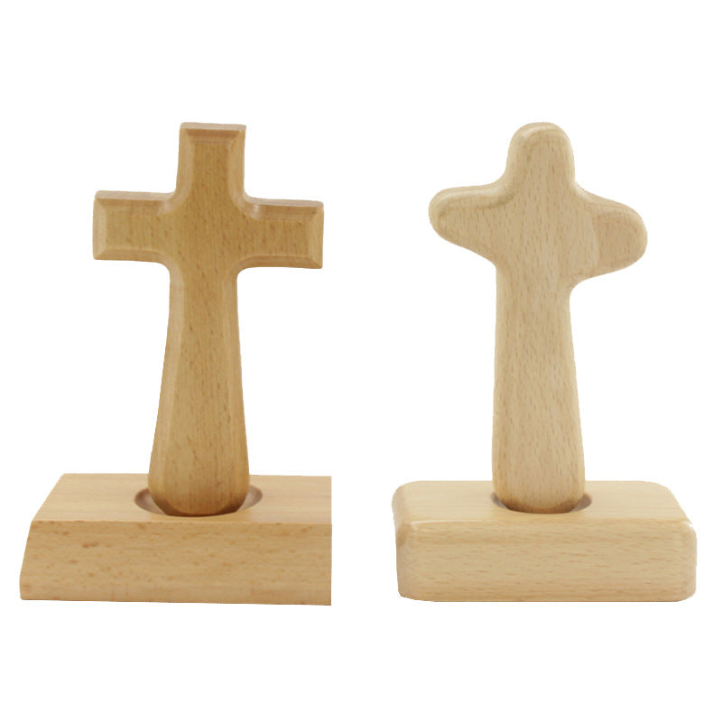 Cross Wooden Ornaments Decorative Arts And Crafts