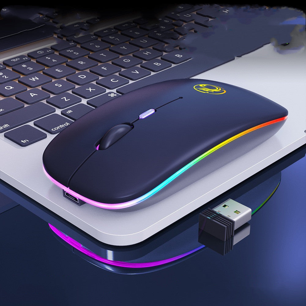 Luminous Charging Bluetooth Dual Mode Wireless Mouse