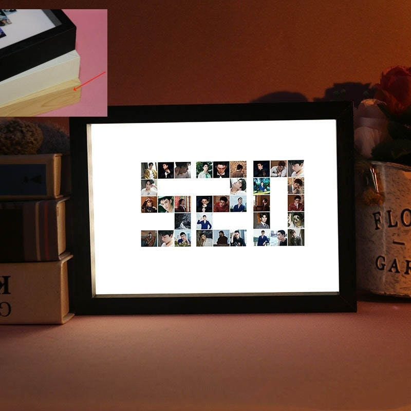 Creative 3D Night Lights Photo Frame